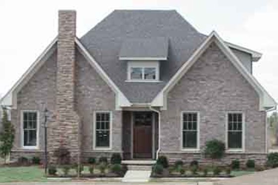 Exterior - Front Elevation for European House Plan #81-423 - 3 bed, 3 bath