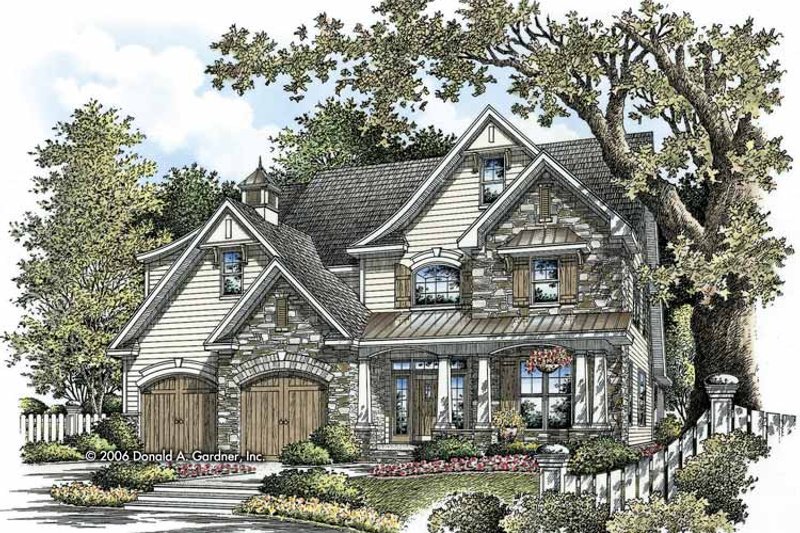 Home Plan - Exterior - Front Elevation 3 for Craftsman House Plan #929-804 - 4 bed, 4.5 bath