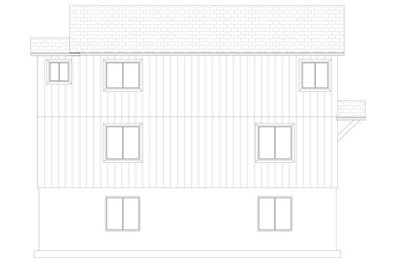 Exterior - Other Elevation 2 for Modern House Plan #1060-213 - 2 bed, 2.5 bath