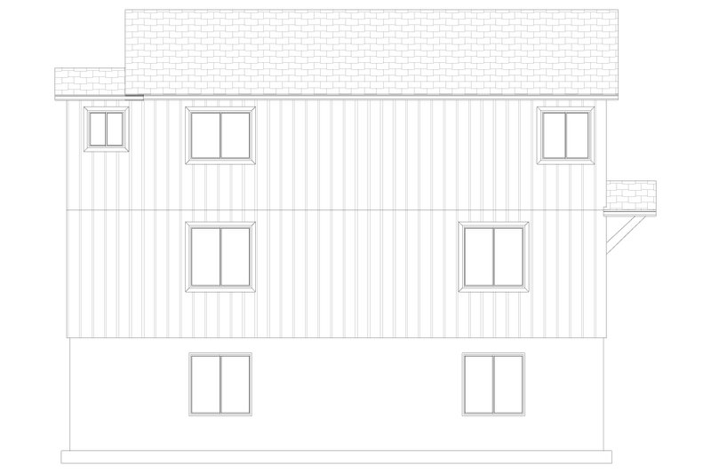House Design - Exterior - Other Elevation 2 for Modern House Plan #1060-213 - 2 bed, 2.5 bath