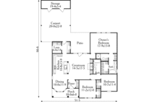 Home Plan - Farmhouse Floor Plan - Main Floor Plan #406-265