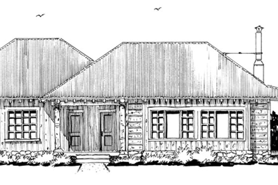 Exterior - Other Elevation for Country House Plan #942-28 - 1 bed, 1 bath