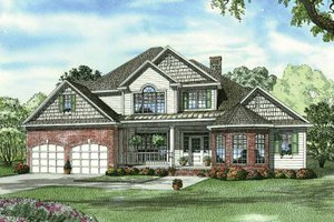Traditional Exterior - Front Elevation Plan #17-2802