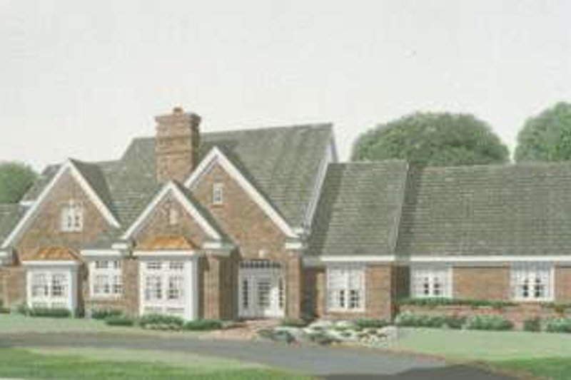 Home Plan - European Exterior - Front Elevation Plan #410-401