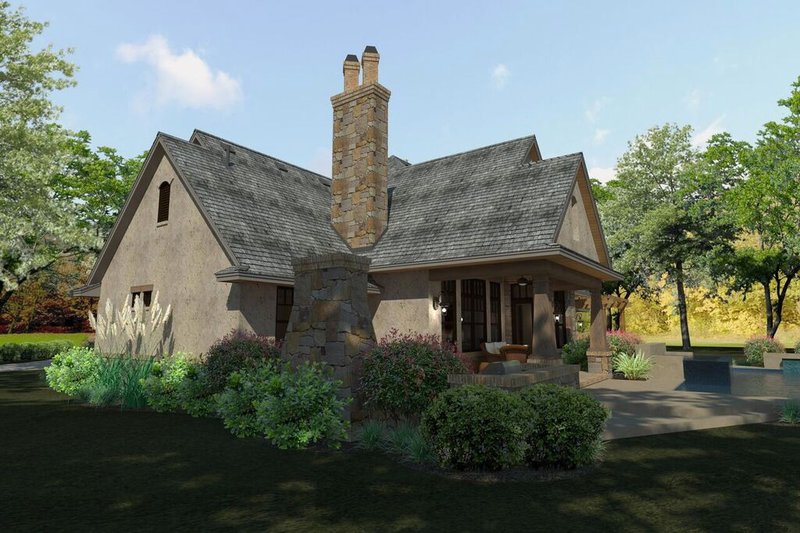 Architectural House Design - Exterior - Other Elevation for Craftsman House Plan #120-193 - 3 bed, 3 bath