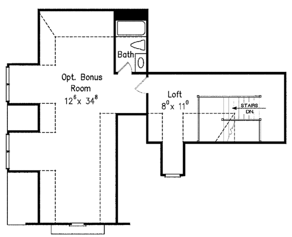Architectural House Design - Country Floor Plan - Upper Floor Plan #927-415