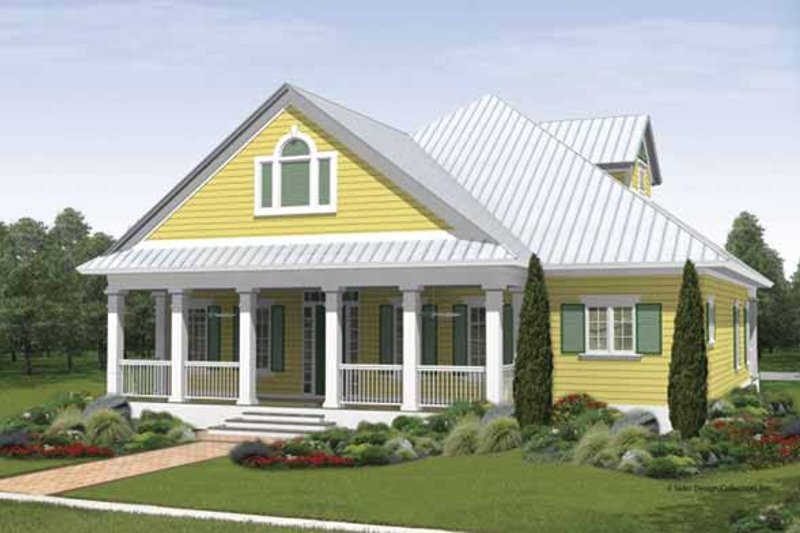 House Blueprint - Traditional Exterior - Front Elevation Plan #930-405