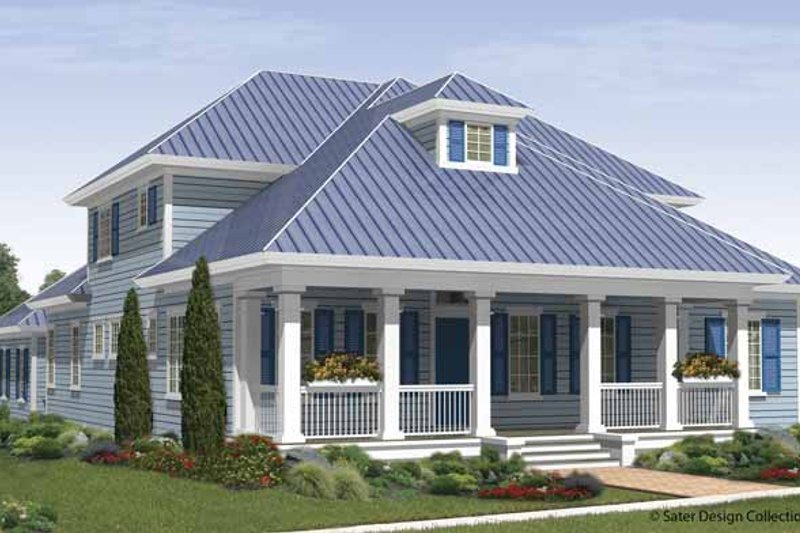 Dream House Plan - Country Exterior - Front Elevation Plan #930-410