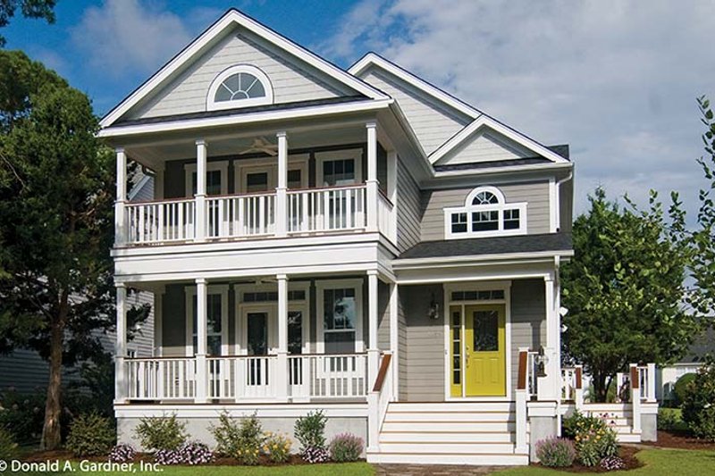 Architectural House Design - Exterior - Front Elevation 4 for Country House Plan #929-518 - 3 bed, 2.5 bath