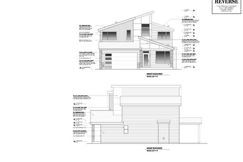House Blueprint - Exterior - Other Elevation 1 for Craftsman House Plan #53-768 - 5 bed, 2.5 bath