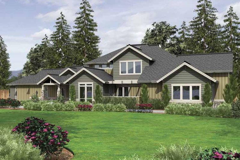 Country Style House Plan - 5 Beds 6.5 Baths 4122 Sq/Ft Plan #48-855