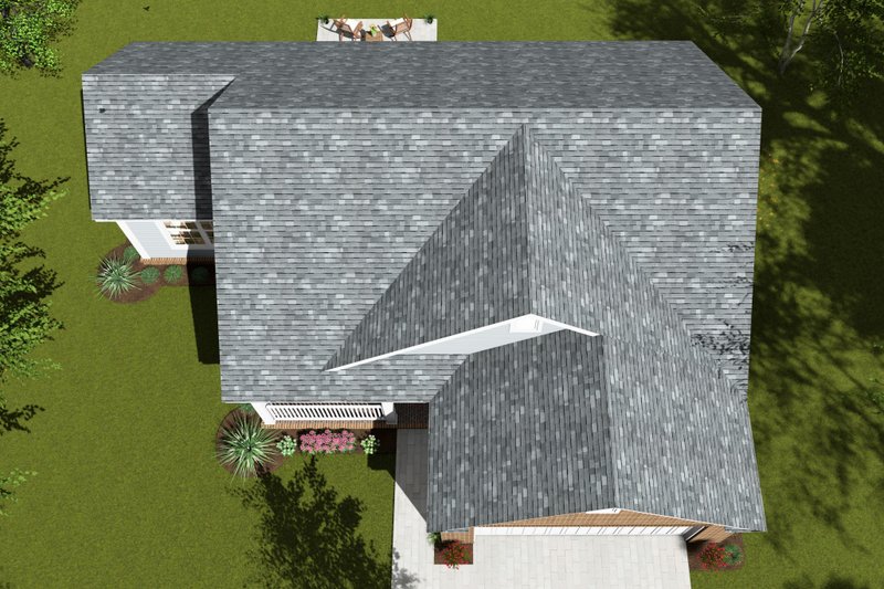 Dream House Plan - Exterior - Other Elevation 3 for Traditional House Plan #513-2053 - 2 bed, 2 bath