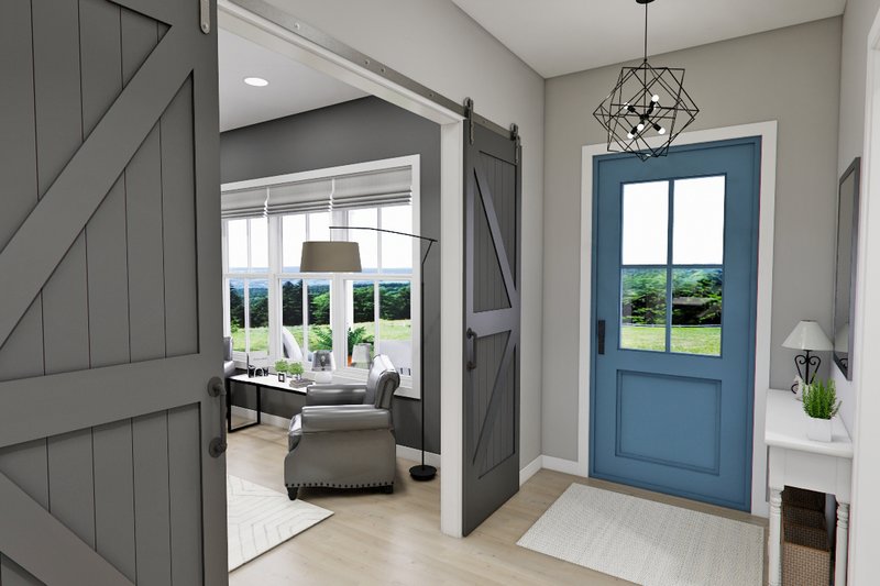 House Design - Interior - Entry for Farmhouse House Plan #51-1273 - 4 bed, 3.5 bath