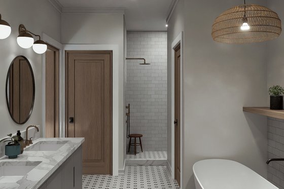 Interior - Master Bathroom for Traditional House Plan #455-364 - 3 bed, 2.5 bath