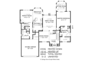 European Style House Plan - 5 Beds 3.5 Baths 3842 Sq/Ft Plan #424-326 