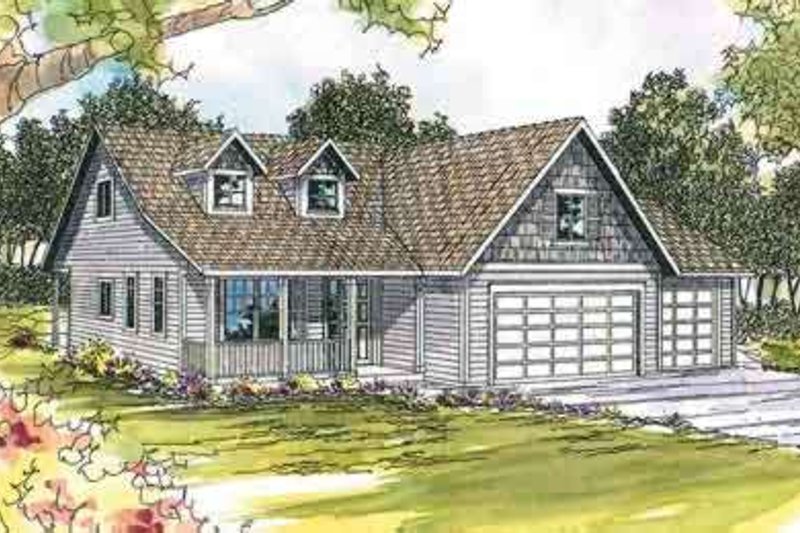 Home Plan - Farmhouse Exterior - Front Elevation Plan #124-441