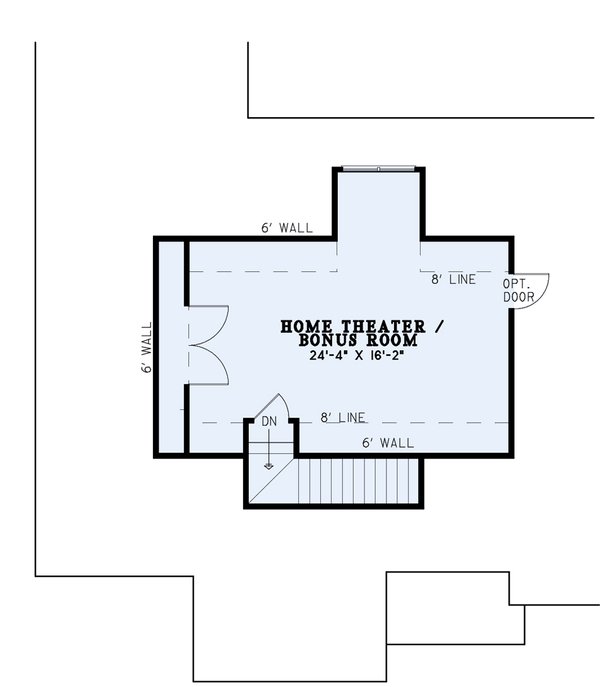 House Blueprint - Traditional Floor Plan - Other Floor Plan #17-3457