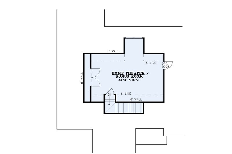 House Design - Floor Plan - Other Floor for Traditional House Plan #17-3457 - 3 bed, 2.5 bath