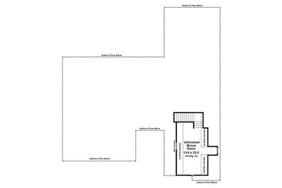 Floor Plan - Other Floor for Country House Plan #21-192 - 4 bed, 3 bath