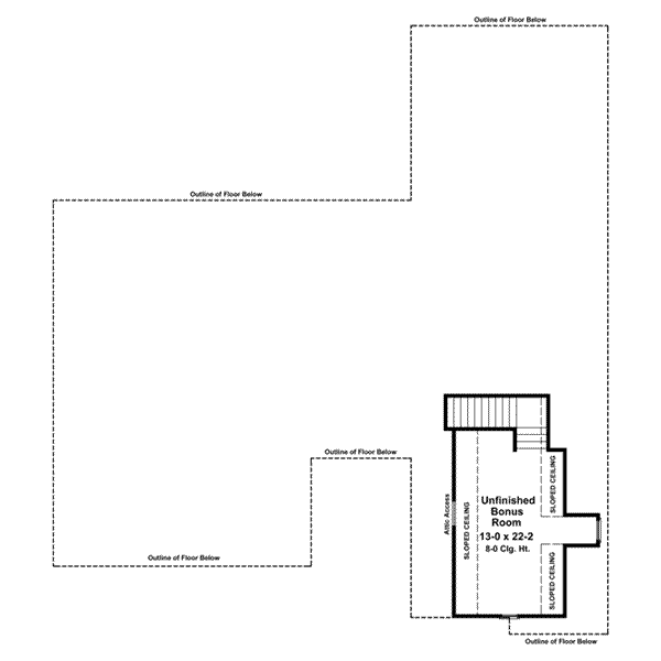 House Blueprint - Country Floor Plan - Other Floor Plan #21-192