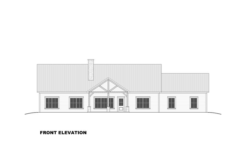 House Plan Design - Exterior - Front Elevation 5 for Barndominium House Plan #1117-25 - 4 bed, 3.5 bath
