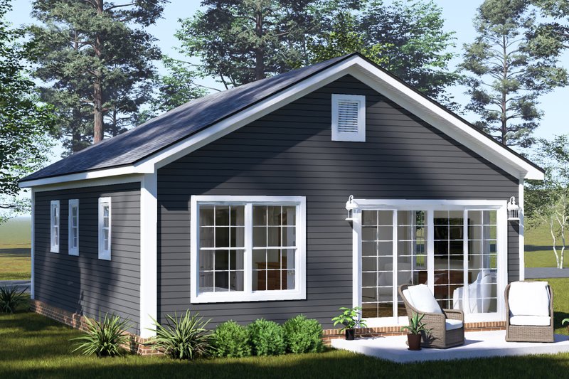 Home Plan - Exterior - Other Elevation 2 for Cottage House Plan #513-2480 - 2 bed, 2 bath
