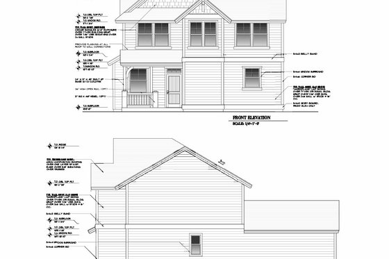 Exterior - Other Elevation for Craftsman House Plan #53-731 - 3 bed, 2.5 bath
