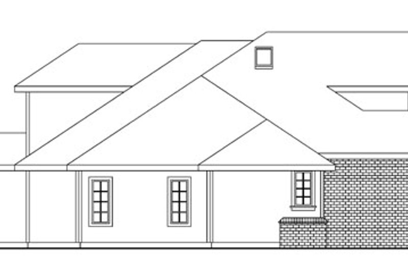 Home Plan - Exterior - Other Elevation for European House Plan #124-742 - 3 bed, 3 bath