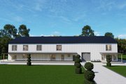 Barndominium Style House Plan - 6 Beds 5.5 Baths 7558 Sq/Ft Plan #1107-51 Exterior 