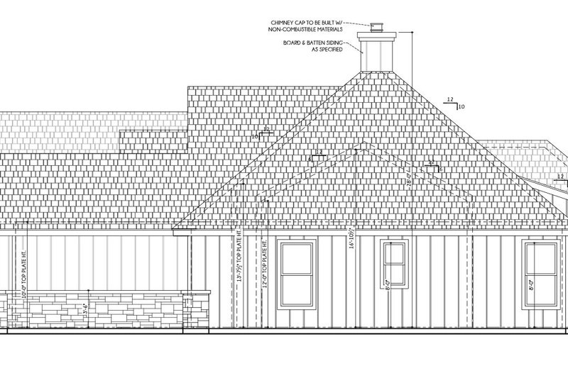 Home Plan - Exterior - Other Elevation 1 for Craftsman House Plan #1110-9 - 4 bed, 3 bath