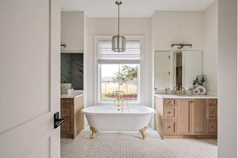 Dream House Plan - Interior - Master Bathroom for European House Plan #1114-1 - 4 bed, 2.5 bath