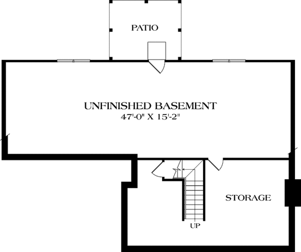 House Plan Design - Traditional Floor Plan - Lower Floor Plan #453-494