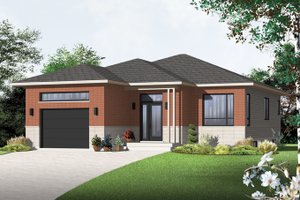 Contemporary Exterior - Front Elevation Plan #23-2576