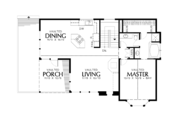 Craftsman Style House Plan - 3 Beds 2 Baths 1669 Sq/Ft Plan #48-796 