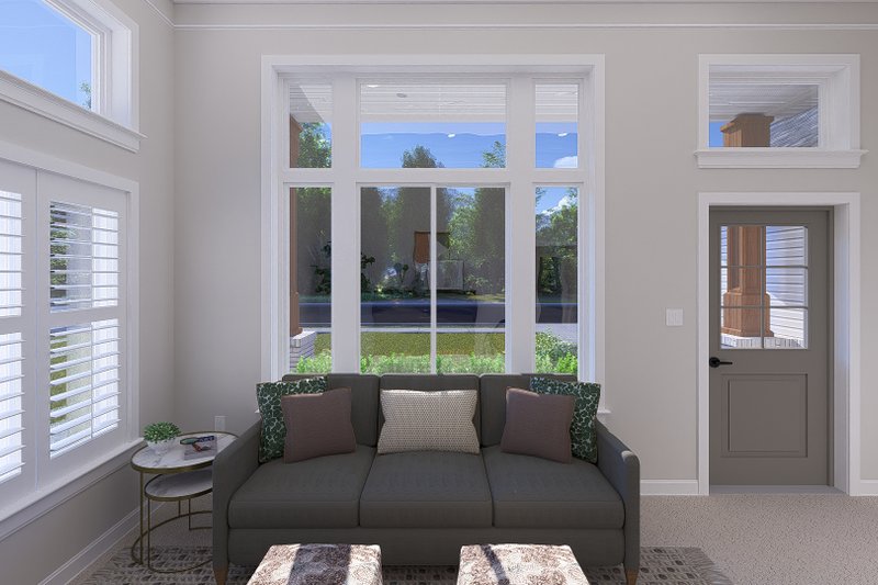 Architectural House Design - Interior - Family Room 1 for Farmhouse House Plan #1060-247 - 3 bed, 3.5 bath