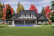 Tudor Style House Plan - 4 Beds 4.5 Baths 4130 Sq/Ft Plan #1096-11 