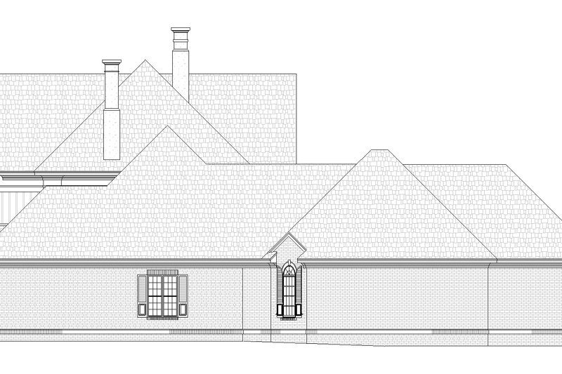 Dream House Plan - Exterior - Other Elevation 1 for Farmhouse House Plan #45-629 - 4 bed, 7 bath