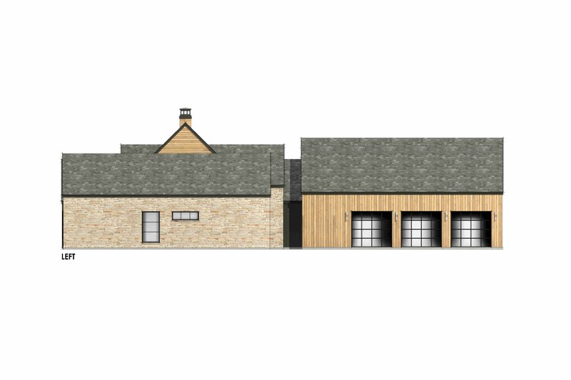 House Design - Exterior - Other Elevation for Farmhouse House Plan #1096-150 - 4 bed, 3.5 bath