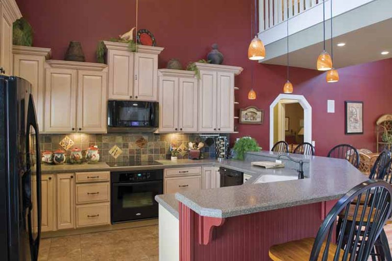 House Blueprint - Interior - Kitchen 3 for Country House Plan #17-3266 - 5 bed, 3 bath