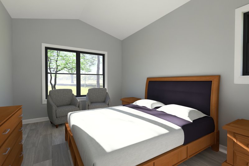 House Plan Design - Interior - Master Bedroom for Modern House Plan #513-2407 - 3 bed, 2 bath