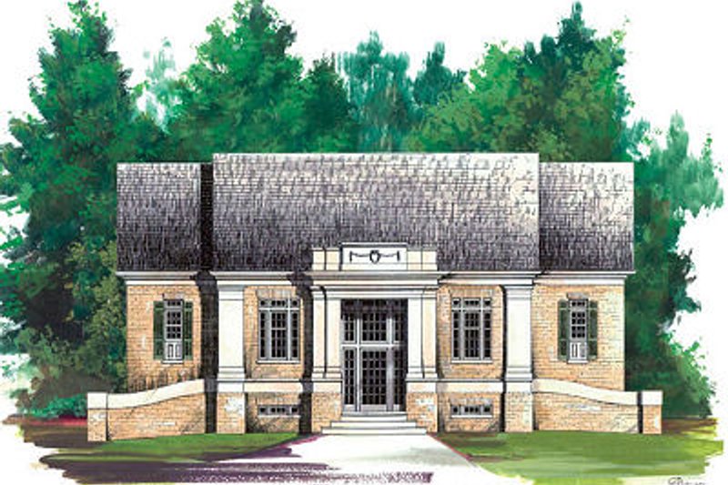 Home Plan - Colonial Exterior - Front Elevation Plan #119-265