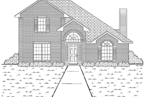 Home Plan - Exterior - Front Elevation for Traditional House Plan #84-756 - 4 bed, 2.5 bath