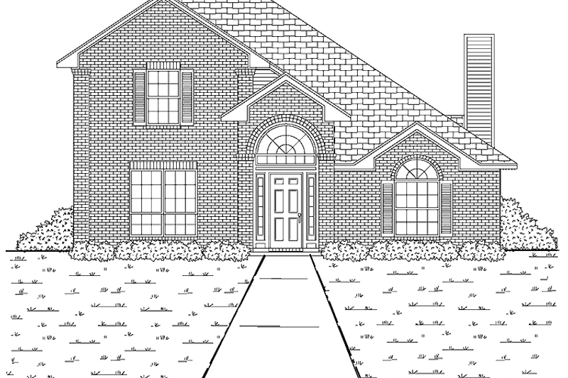 Dream House Plan - Traditional Exterior - Front Elevation Plan #84-756
