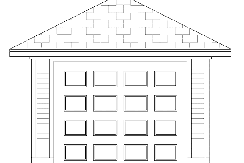 Home Plan - Exterior - Front Elevation 3 for Traditional House Plan #84-720, 0 bath