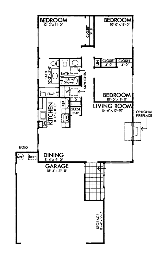 Home Plan - Contemporary Floor Plan - Main Floor Plan #320-781
