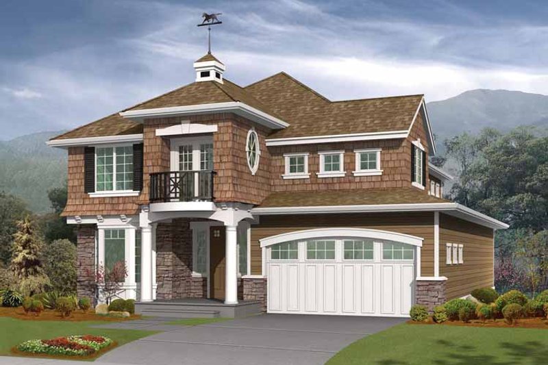 Home Plan - Exterior - Front Elevation 3 for Craftsman House Plan #132-299 - 3 bed, 2.5 bath
