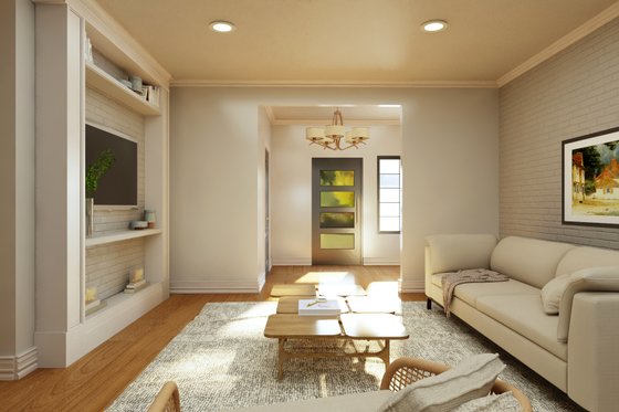 Interior - Family Room for Craftsman House Plan #1064-335 - 3 bed, 2 bath