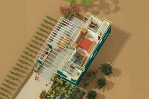 Exterior - Other Elevation 1 for Contemporary House Plan #917-5 - 1 bed, 2 bath