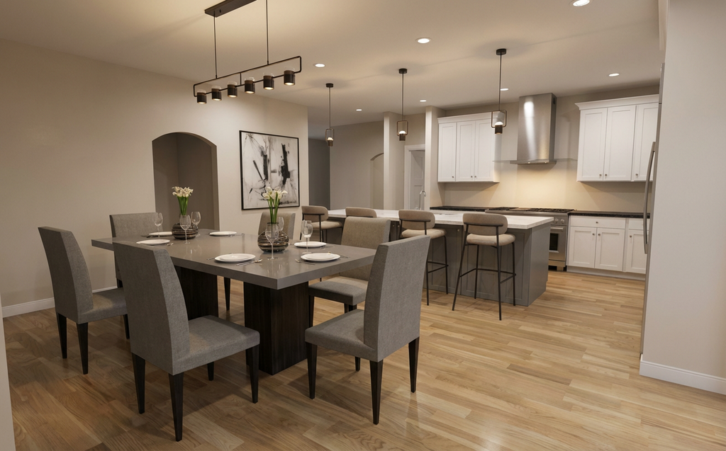 Interior - Kitchen for Contemporary House Plan #1111-49 - 4 bed, 2.5 bath