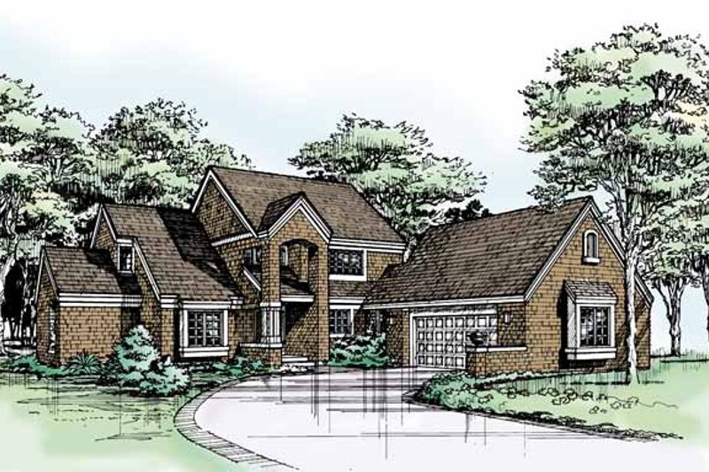 Home Plan - Traditional Exterior - Front Elevation Plan #320-751